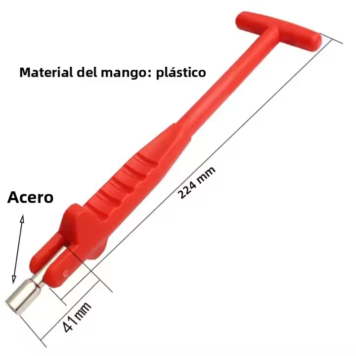 Herramienta De Reparación De Neumáticos De Metal Para Coche Pulidor De Válvula De Rueda Removedor Y Instalador De Tubo Accesorios De Reparación De Coche - 1