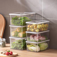 Organizador De Nevera Transparente Contenedores De Almacenamiento Para Alimentos Cestas De Frutas Y Verduras Organizador De Cocina - details 4