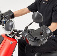 Cubierta Para Piernas De Bicicleta Eléctrica Impermeable Y a Prueba De Viento Guantes De Frío Para Scooter Y General - details 14