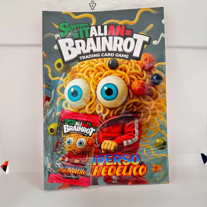 Álbum Archivador Skifidol Italian Brainrot TCG + 1 sobre de Cartas - 1
