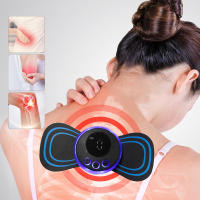 Juego De 2/3/4 Piezas Masajeador Eléctrico Inteligente De 8 Modos Y 19 Niveles De Intensidad Para Cuello Estimulador Muscular EMS Herramientas De Masaje Por Pulso Parche Cervical - details 1
