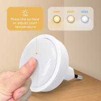 Aigostar 2 Piezas Luz Nocturna Infantil con Sensor de Luz, 3 Colores Temperatura Luz Noche LED, Luz Quitamiedos Infantil para Habitación de Niños, Baño, Pasillo, Cocina, Escaleras, Blanco Cálido - details 1