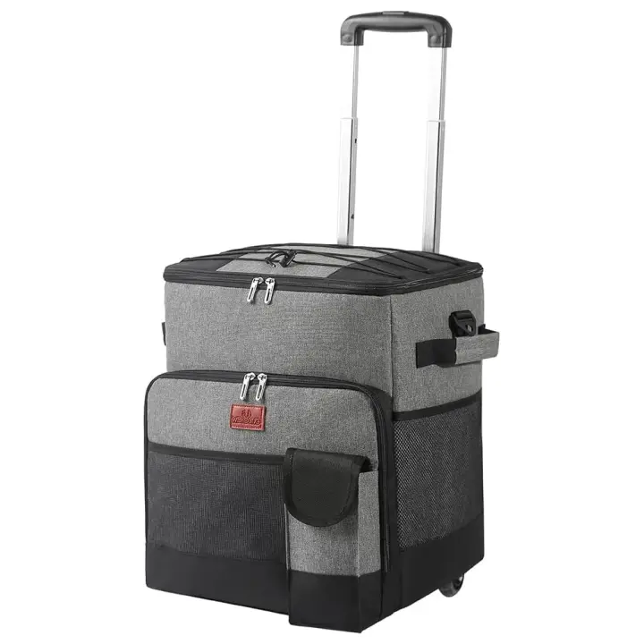 Prowalk Trolley o Bolsa Térmica, Nevera con Carro: Ideal para Acampada, Playa, Caza y Pesca. Portátil Isotérmica para Mantener Alimentos Fríos o Calientes. Enfriadora Ligera para Vacaciones - 1