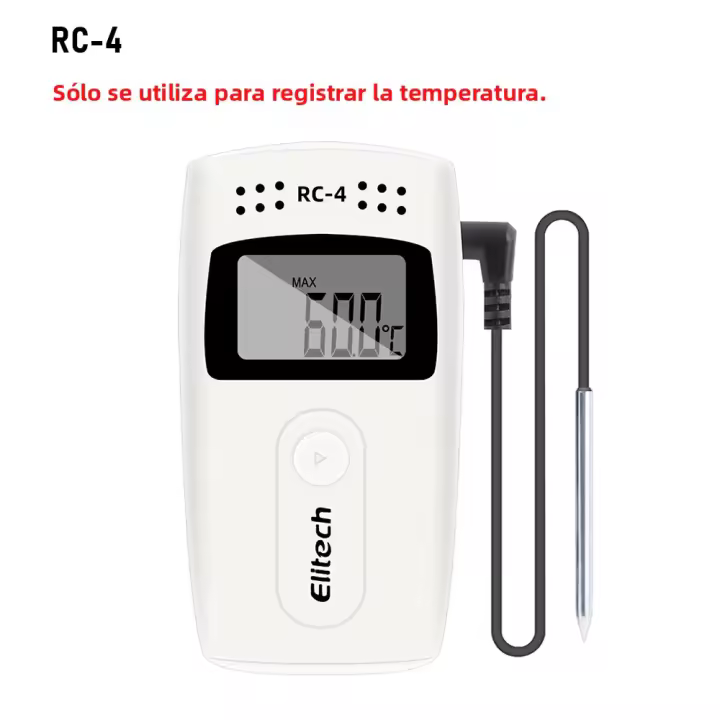 Logger De Temperatura Y Humedad RC-4HC Mini Grabador De Datos USB Para Cadena Frigorífica Medidor Digital De 16000 Puntos - 1
