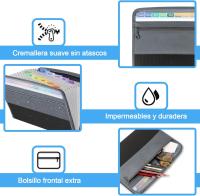 Carpetas organizadoras de Documentos, carteras de Archivos con 13 bolsos de plástico, archivador portátil de Acordeón - details 0