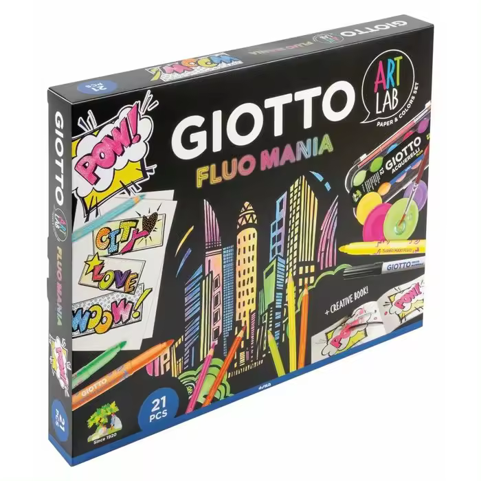GIOTTO GIOTTO ART LAB FLUO MANIA GIOTTO ART LAB 4x28x28 Cms. - 1