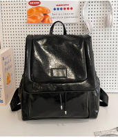 Bolso tipo mochila para el hombro con colgante, moderno, sencillo, informal y de gran capacidad para mujer, con textura y estilo. - details 16