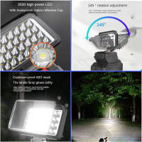 Spotlight LED Portátil De Batería Recargable Para Exterior Y Emergencias Herramientas Manuales Para Pesca Y Trabajo Compatible Con Batería Makita 18V Tamaños 3/4/5/8 Pulgadas - details 1