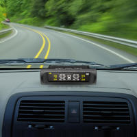Sistema De Monitoreo De Presión De Neumáticos Para Coche Con 4 Sensores Pantalla LCD Digital Solar Powered Alarmas De Seguridad Automática Prueba De Autotest Para Todas Las Marcas De Coches - details 10