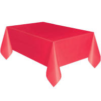 Mantel Rectangular De Plástico Grande Para Fiesta En Rojo Blanco Y Negro Mantel De Boda Navidad Cumpleaños Limpieza Fácil - details 7