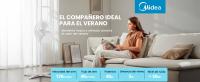 Ventilador de pie Midea silencioso – 3 velocidades, oscilación 90°, altura regulable – potente flujo de aire 40 m³/min – ligero y portátil para hogar y oficina - details 0