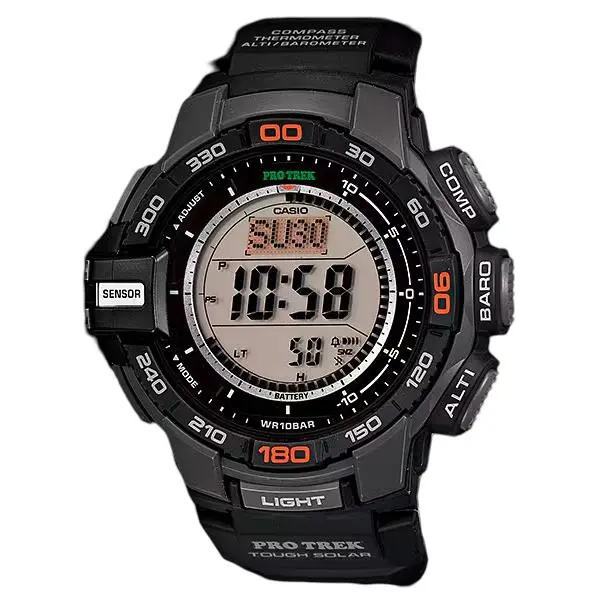 Reloj Casio PRO-TREK PRG-270-1ER TRIPLE SENSOR Digital Outdoor Resistente Inmersión Buceo/Montaña Senderismo (200 metros) - 1