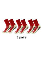 3 Pares De Calcetines Deportivos Antideslizantes Absorbentes De Sudor Y Transpirables Para Fútbol Calcetines De Entrenamiento Con Base De Toalla - details 4