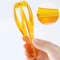 Masajeador De Mano 1Pc Rollador De Masaje Para Aliviar La Fatiga De Los Dedos Y Mejorar La Circulación Súper Masajeador De Acupuntura Portátil De ABS Color Ámbar - details 10