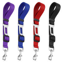 Cinturón De Seguridad Ajustable Para Gatos Y Perros Accesorios De Viaje Reflectante Elástico Para French Bulldog Y Otros Mascotas - details 1