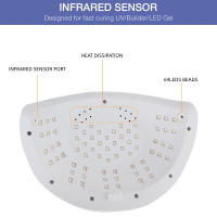 Secador De Uñas LED UV Con 69 LEDs Lámpara Para Curar Todo El Pólen De Uñas Con Sensor De Movimiento Herramienta Profesional De Manicura Para Salón - details 4