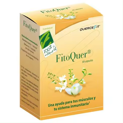 100% Natural Fitoquer 60 Cápsulas - 1