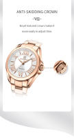 Reloj De Mujer NAVIFORCE De Lujo Moda Casual En Acero Inoxidable Resistente Al Agua Para La Vida Diaria Regalo Para Novia - details 12