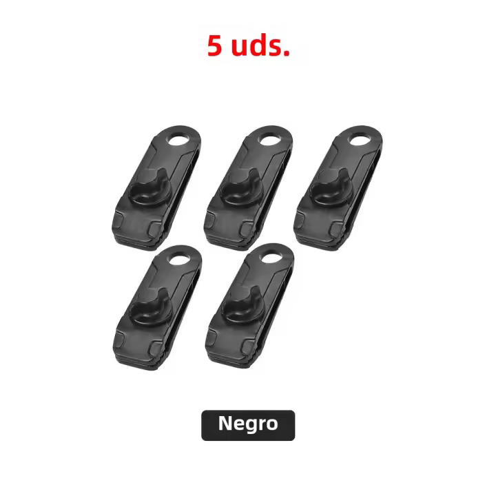  Clips De Tapa De Camping 5/10PC Grueso Y Duradero Con Agarre De Bloqueo Para Tienda De Acampar Cuerda De Bungee Para Ajustar Tensión En Automóviles Piscinas Y Toldos Accesorios Para Tienda - 1