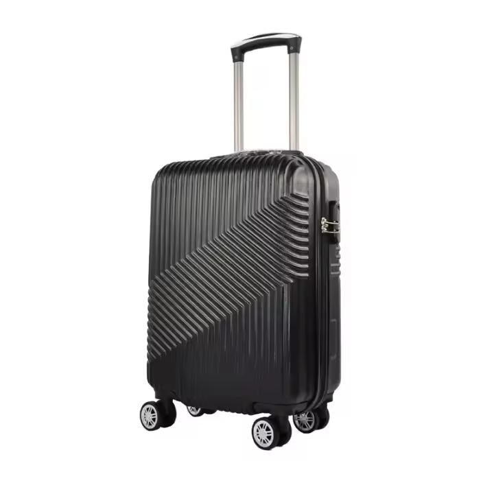 Maleta de avión 20 pulgadas, equipaje de mano con tablero, maleta con ruedas desmontables de embarque, caja de viaje con contraseña, material ABS, - 1