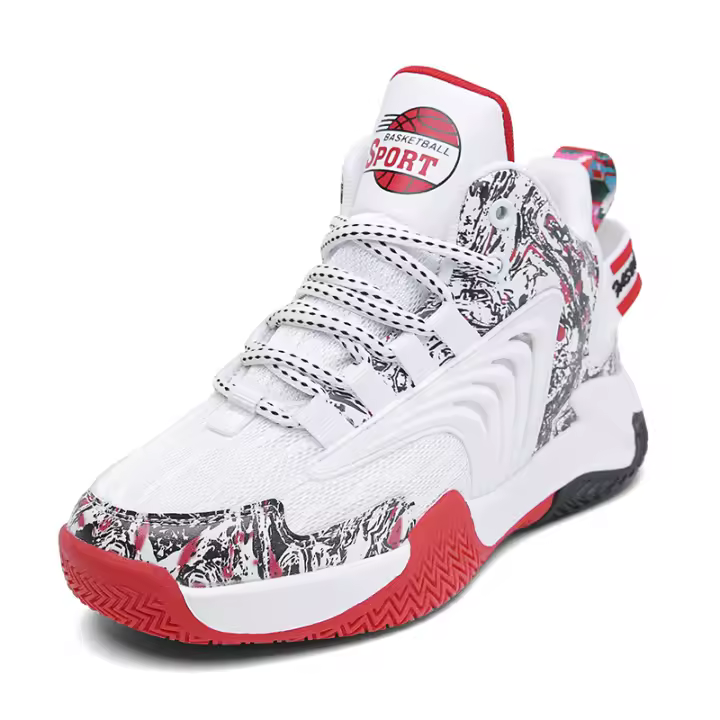 Zapatos de baloncesto para niños, zapatillas ligeras de moda juvenil, calzado cómodo antideslizante - 1