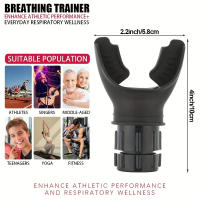 Dispositivo De Ejercicio Respiratorio Portátil Y Ligero De Silicona Musculos De La Abdomen Y Pecho Compacto Para Fitness - details 4