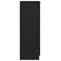 Armario para zapatos vidaXL Negro Roble 29,5x35x100,5 cm Madera - details 5