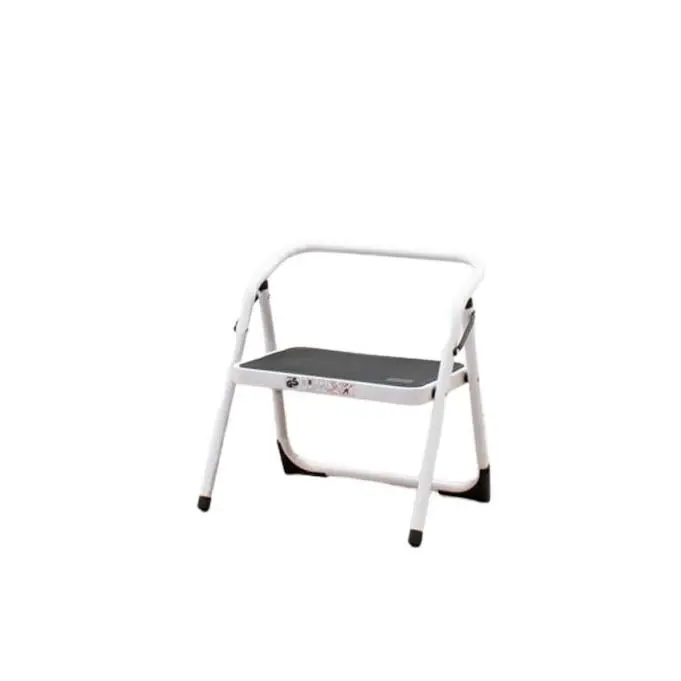 ESCALERA METALICA PLEGABLE DE UN PELDAÑO ANTIDESLIZANTE - 1