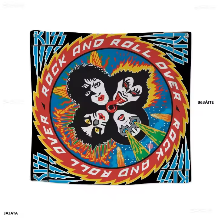 Toalla De Playa Para Niños K_Kiss Band Absorbente De Microfibra Para Baño Piscina Viajes Verano Diseño De Dibujos Animados - 1