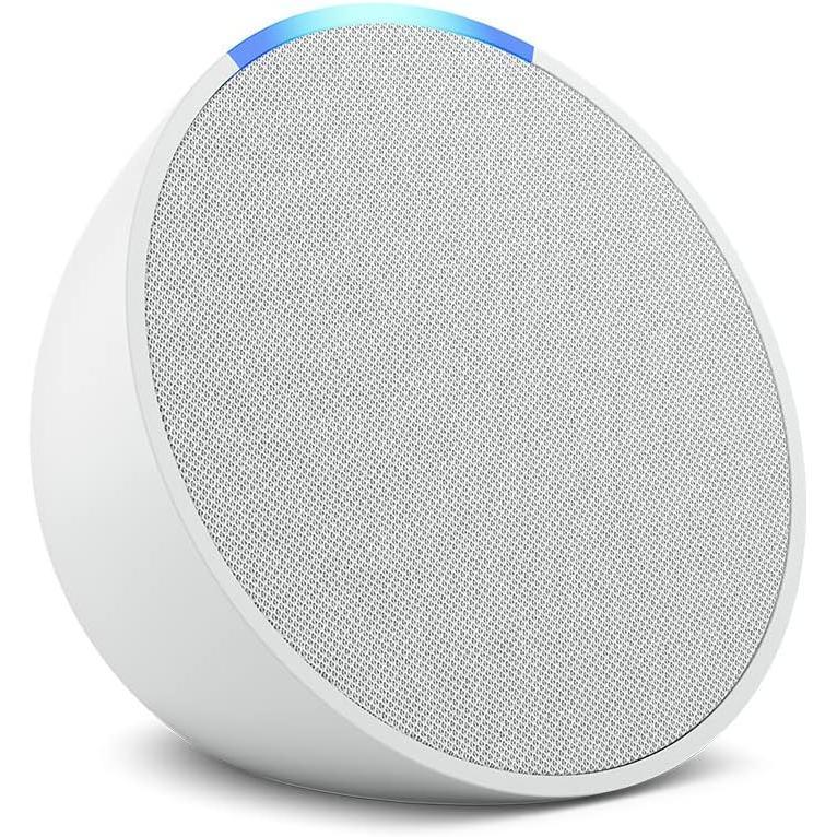 ECHO POP COLOR BLANCO ALEXA ALTAVOZ INTELIGENTE AMAZON SONIDO POTENTE Y COMPACTO