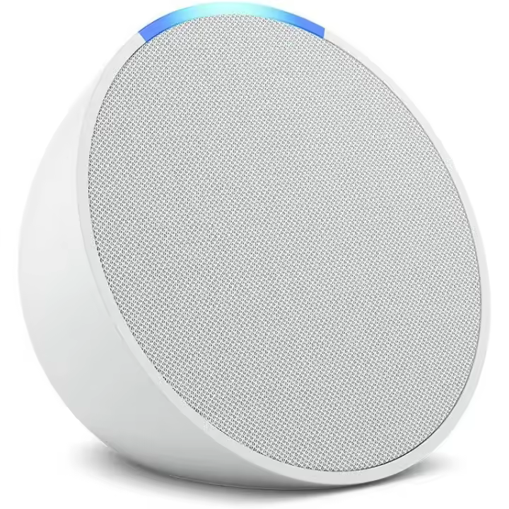 ECHO POP COLOR BLANCO ALEXA ALTAVOZ INTELIGENTE AMAZON SONIDO POTENTE Y COMPACTO - 1