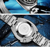 Reloj Mecánico De Pulsera ADDIESDIVE Con Cristal De Esmeralda Resistente Al Rasguño Para Hombre Diseño De Moda Acero Inoxidable Automático Resistente Al Agua Para Buceo - details 13