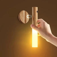 Lámpara Nocturna LED De Inducción Magnética Recargable Para Pasillo Armario Baño Y Dormitorio Luz Atmosférica De Encanto - details 3