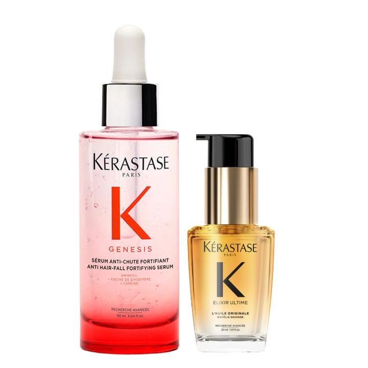 Pack Kérastase Sérum Anti-Chute Fortifiant + Elixir Ultime L'Huile Originale