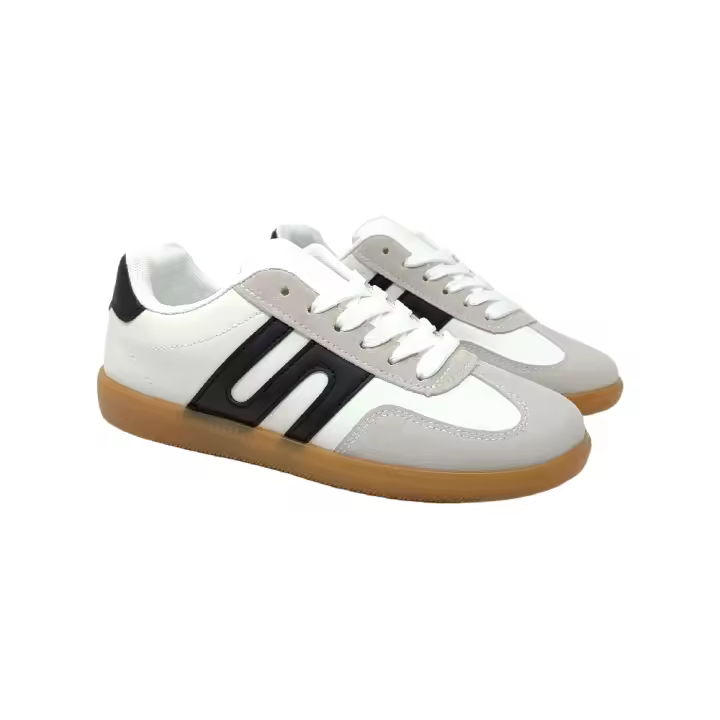 Eva Zorteon-  Zapatillas deportivas planas skater Mujer, Comodas para patinar o para diario . - 1