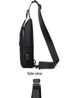 Bolso De Hombro Para Hombre Casual Impermeable Y Resistente Al Desgaste Con USB Recargable Y Compartment Interior Bolsa De Pecho - details 29