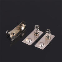 10pcs Placas De Contacto De Resorte Metálico Para Batería AA Tamaño 27*11.6mm Unidireccional Placa De Agujero De Plata - details 4