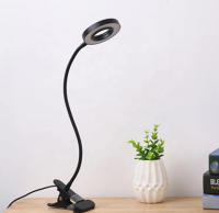 - Lámpara Flexo Led Negro NICE 9W con Pinza y 3 Temperaturas de Luz 3000-4000-6500K para Escritorio, Estantería o Mueble, Cable USB Incluido - Iluminación Ajustable y Diseño Moderno - details 0