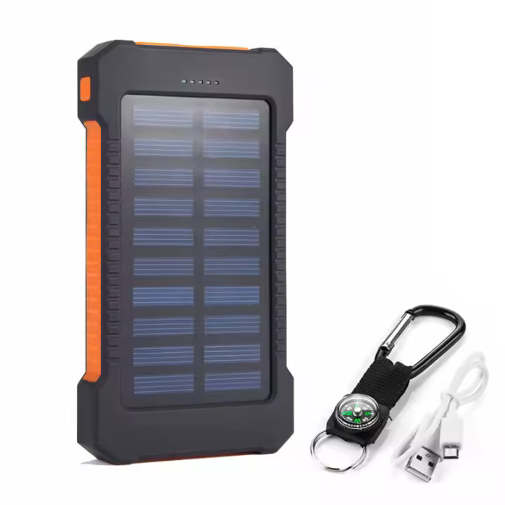 Nueva Energía Solar portátil de 8000mAh para Exterior, Peach Salvaje, Camping, energía de respaldo de Alta capacidad, Carga rápida, Energía Móvil [Kk] - 1