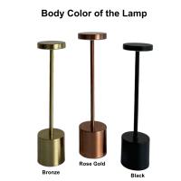 Lámpara De Mesa LED Con Sensor Táctil Luz Nocturna Recargable Para Decoración De Habitaciones Restaurantes Hoteles Bares Y Cafeterías - details 2