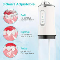 Irrigador Oral Portátil Máquina De Limpieza Interdental USB Water Flosser Para Dientes Y Encías Fireurus Tipo Eléctrico - details 4