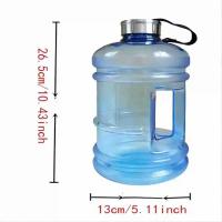 Botella De Agua Deportiva De 2.2L Para Hombres Con Escala Precisa Y Capacidad Grande Material PP Reutilizable Y Lavable En Lavavajillas - details 3