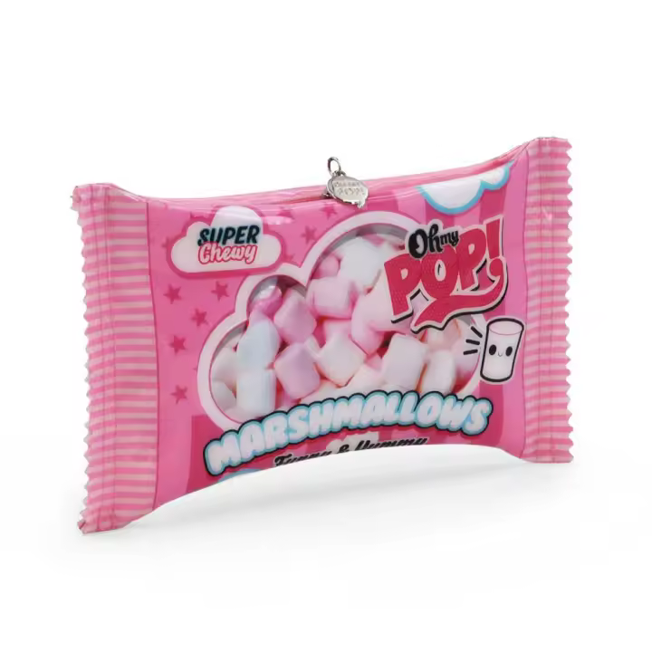 Oh My Pop Marshmallow Bolsa de Aseo Portatodo, Rosa - 1