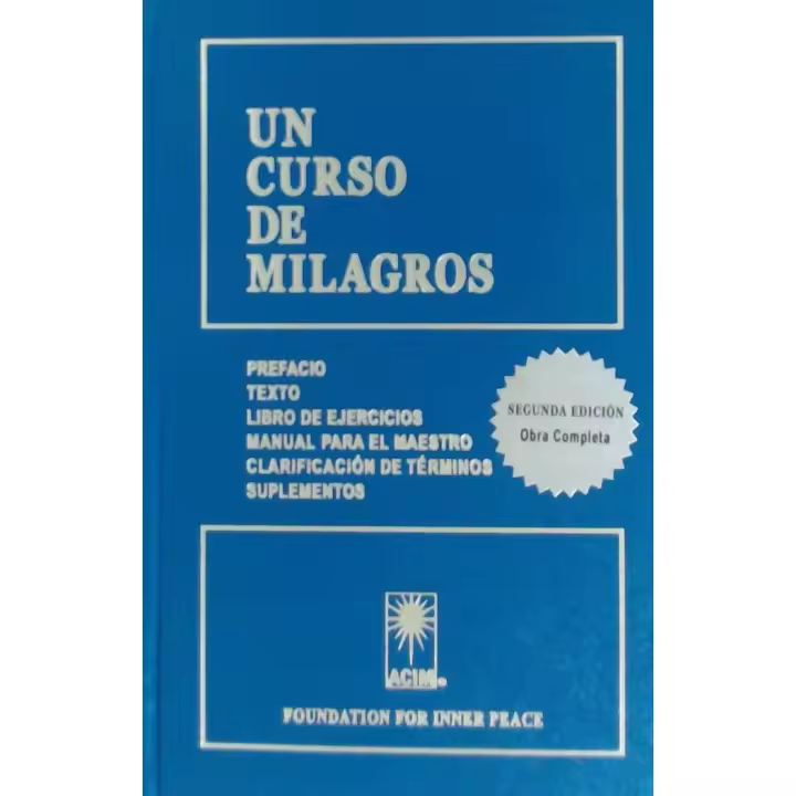 Libro UN CURSO DE MILAGROS Editorial FOUNDATION FOR INNER PEACE - 1