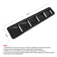 Vento Universal Para Coche 17x5 Pulgadas En Negro ABS Con Ventilación Y Panel De Enfriamiento 1 Par Piezas De Automóvil - details 6