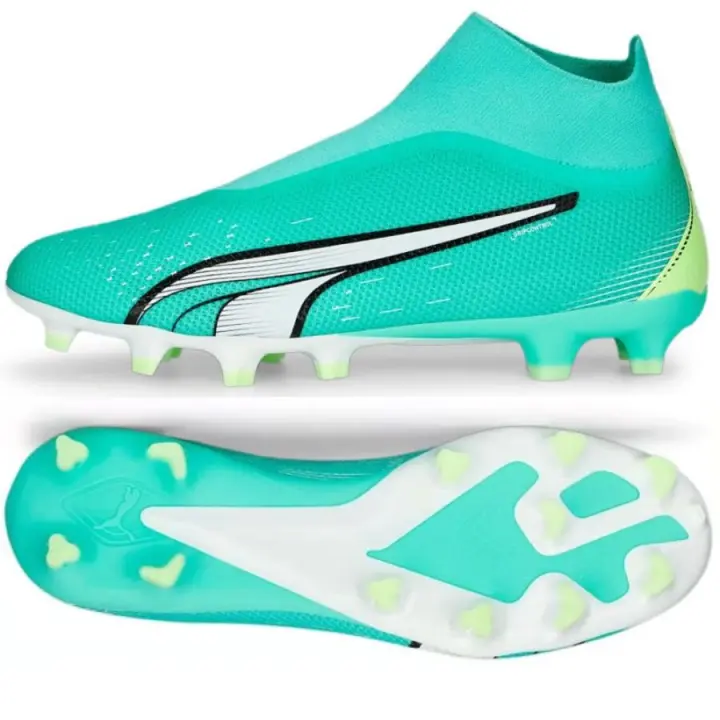 Puma Ultra Match LL FG/AG M 107243 03 botines sin cordones con diseño aerodinámico, ajuste ceñido y materiales innovadores que permiten mayor velocidad y control del balón - 1