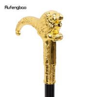 Bastón De Moda Con Manija De León Dorado Elegante Y Decorativo Para Fiesta 95cm Material De Acero Con Punta De Goma - details 5