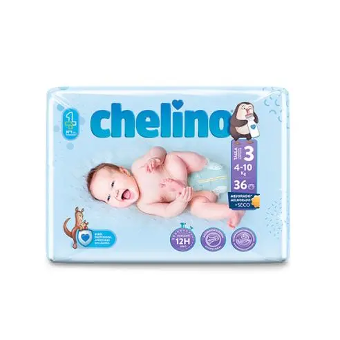 CHELINO PAÑAL TALLA 3 - 36 UNIDADES - 1