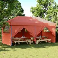 vidaXL Tienda de fiesta plegable Pop-Up 4 paredes laterales tienda Color orange,  Burdeos,  Beige y mas - details 2