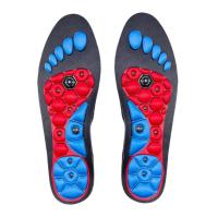 1 Par De Plantillas De Acupresión Para Pies High-end Para Hombres Y Mujeres Con Tecnología Magnética Ortopédica Y Gel Soporte Para Zapatos Absorbente De Sudor Y Antideslizante - details 0